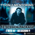1-ON-1 MENTORING - 10 SESSION PACKAGE (+FREE 11th SESSION!!)