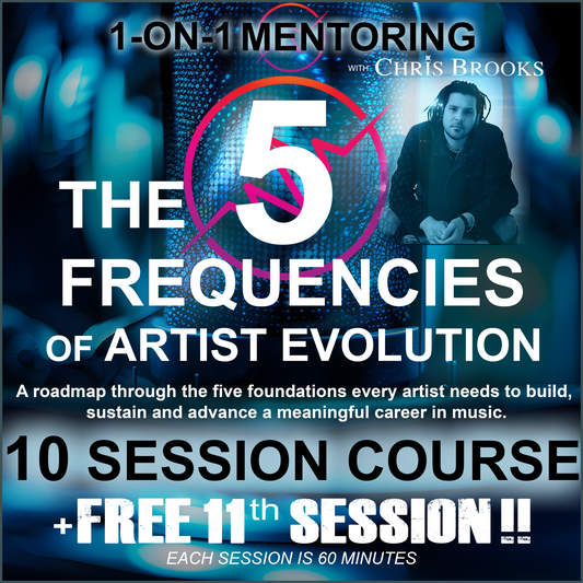 THE 5 FREQUENCIES OF ARTIST EVOLUTION - 10 SESSION COURSE (+FREE 11th SESSION!!)
